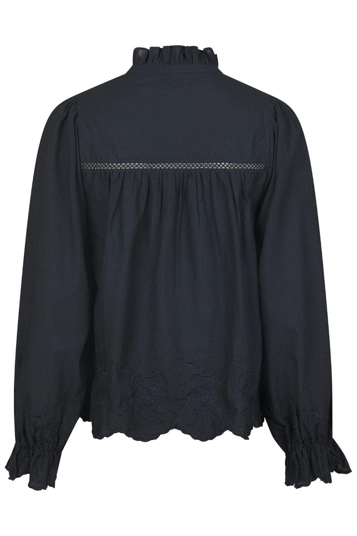 Neo Noir - Heline Emb Blouse - Navy
