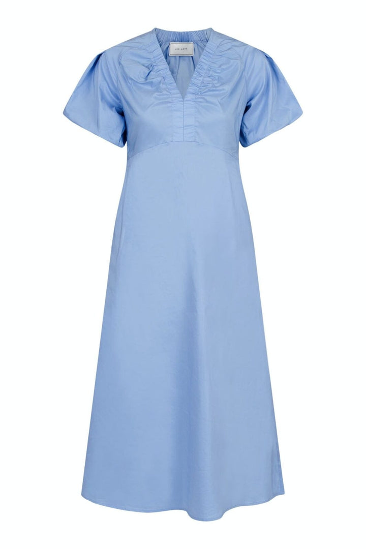 Neo Noir - Illana Poplin Dress - Sky Blue