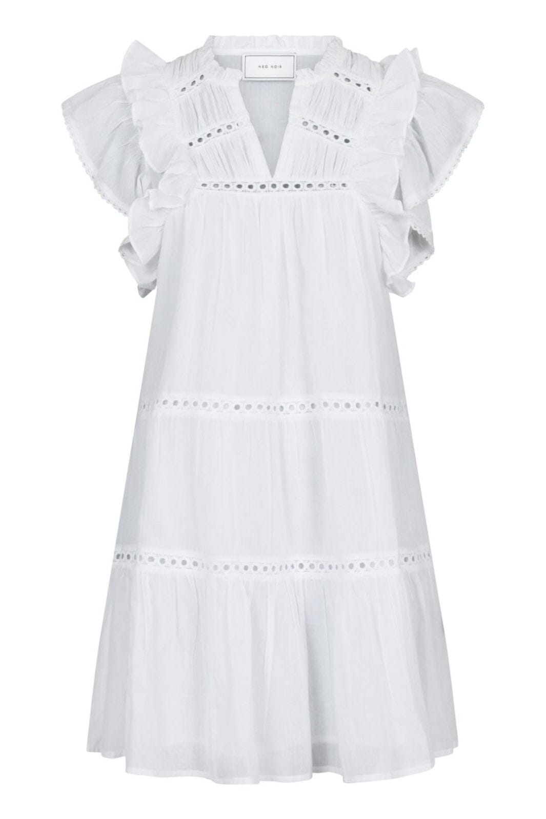 Neo Noir - Jamma S Voile Dress - White
