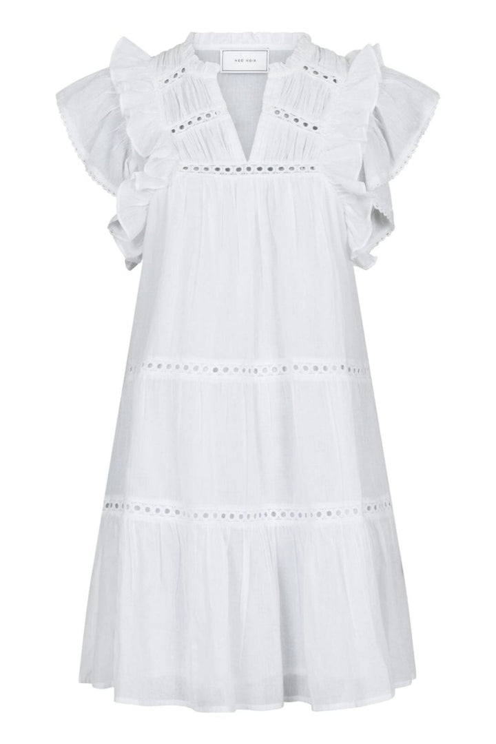 Neo Noir - Jamma S Voile Dress - White