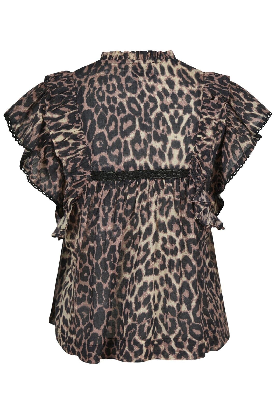 Neo Noir - Jayla Leo Voile Top - Leopard