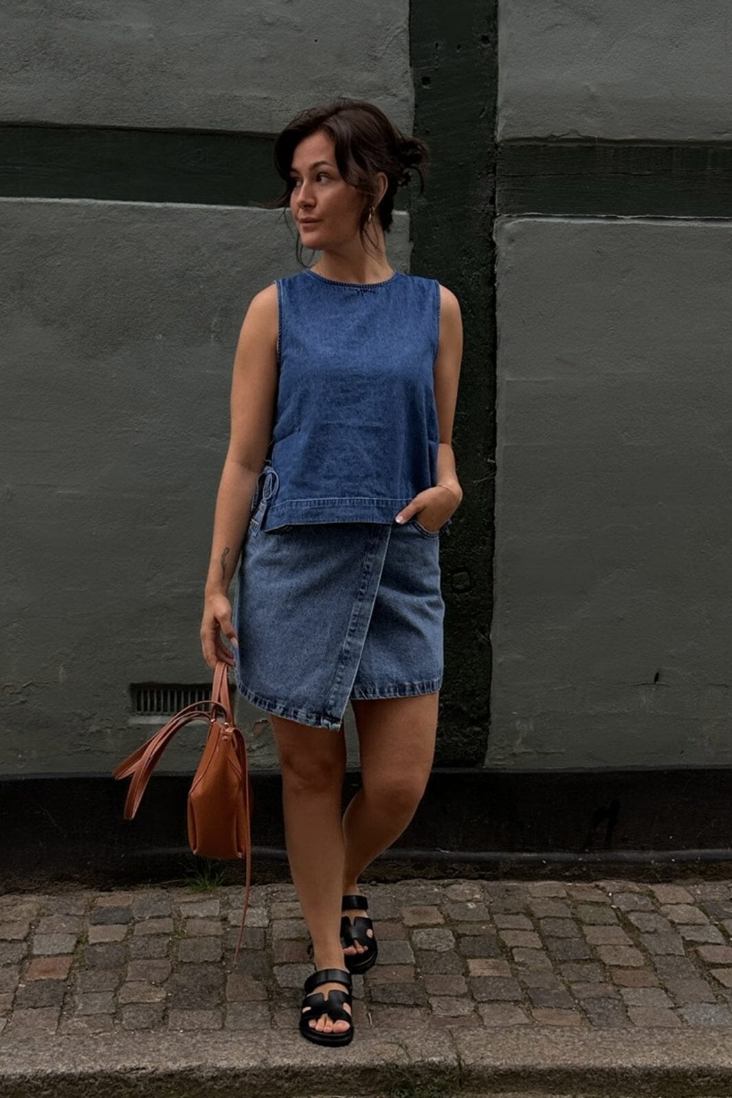 Neo Noir - Kendra D Skirt - Vintage Blue