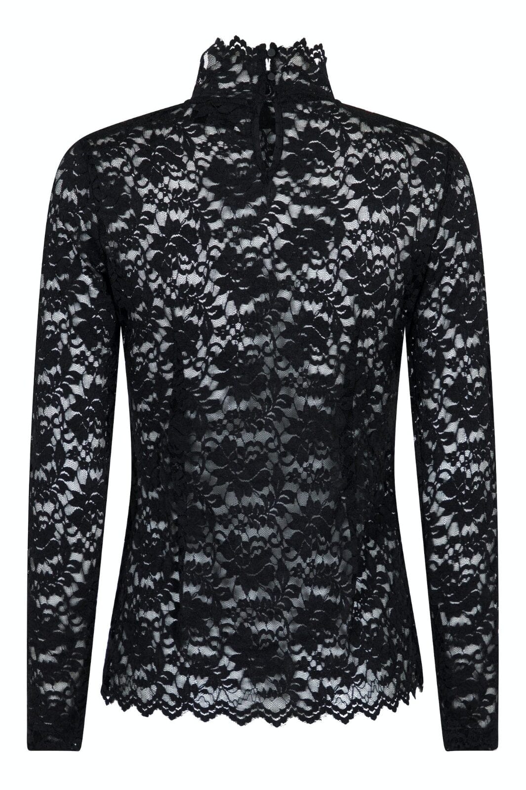 Neo Noir - Liza Laceflower Blouse - Black