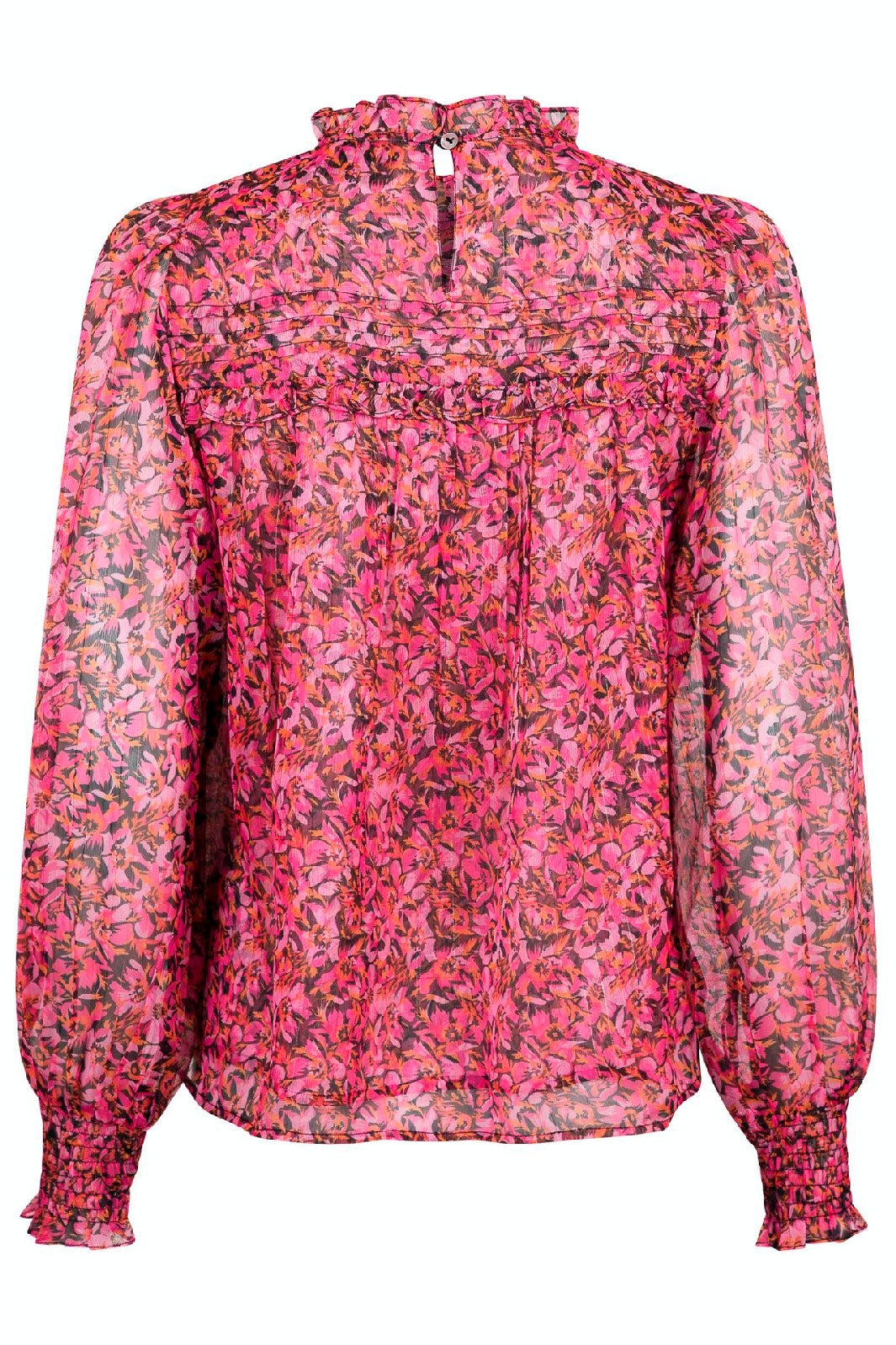 Neo Noir - Rhoda Dark Blossom Blouse - Pink