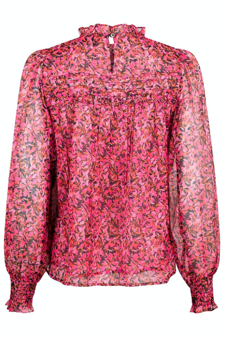 Neo Noir - Rhoda Dark Blossom Blouse - Pink