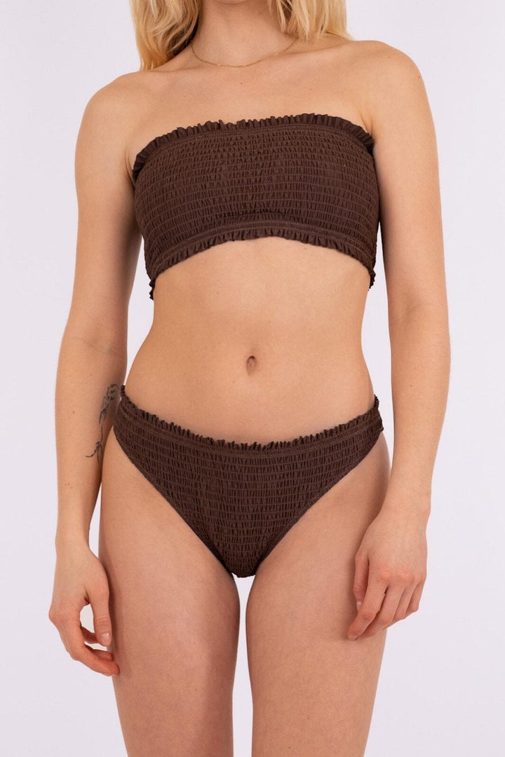 Neo Noir - Skin Lobster Bikini Top - Brown