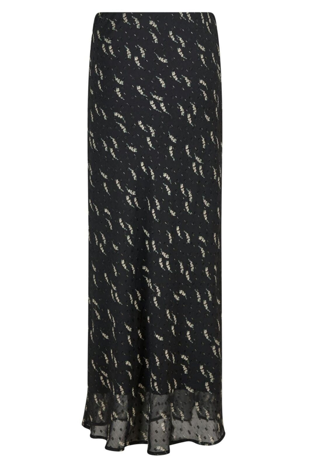 Neo Noir - Vinza Flower Branch Skirt - Black