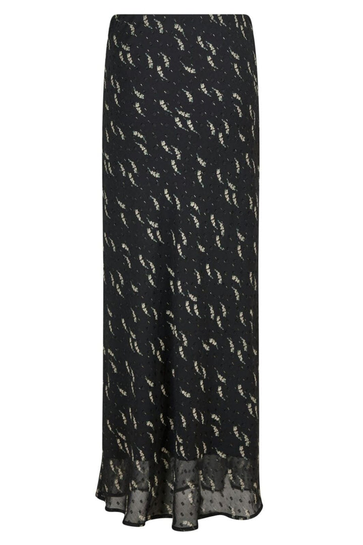 Neo Noir - Vinza Flower Branch Skirt - Black