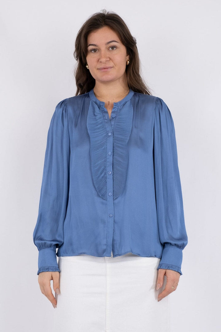 Neo Noir - Zola Blouse - Blue