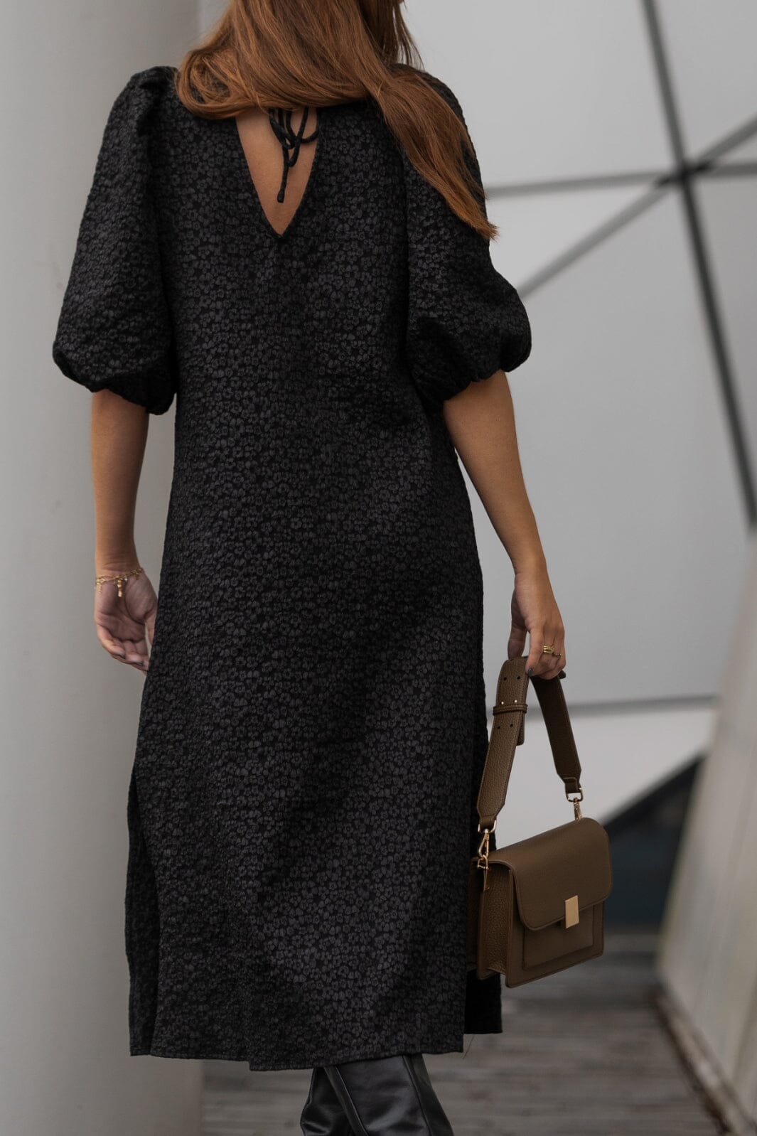 Noella - Reno Pastis Long Dress - 004 Black