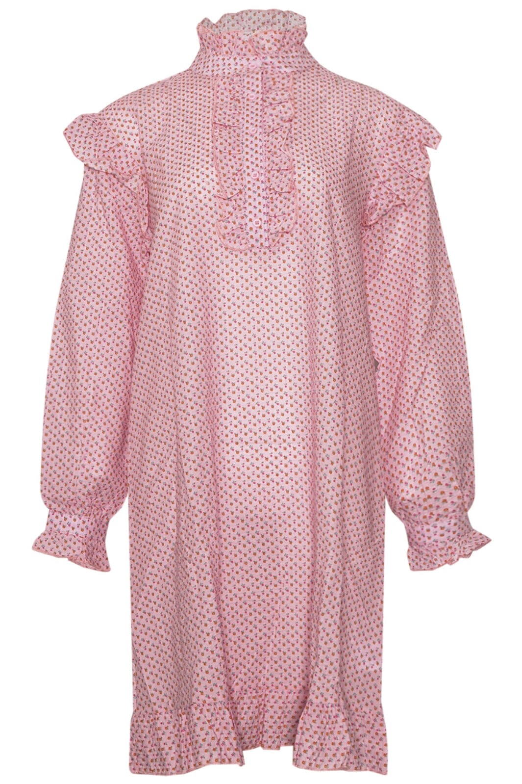 Noella - Ruby Ruffle Dress - 936 Rose/Pink Apple