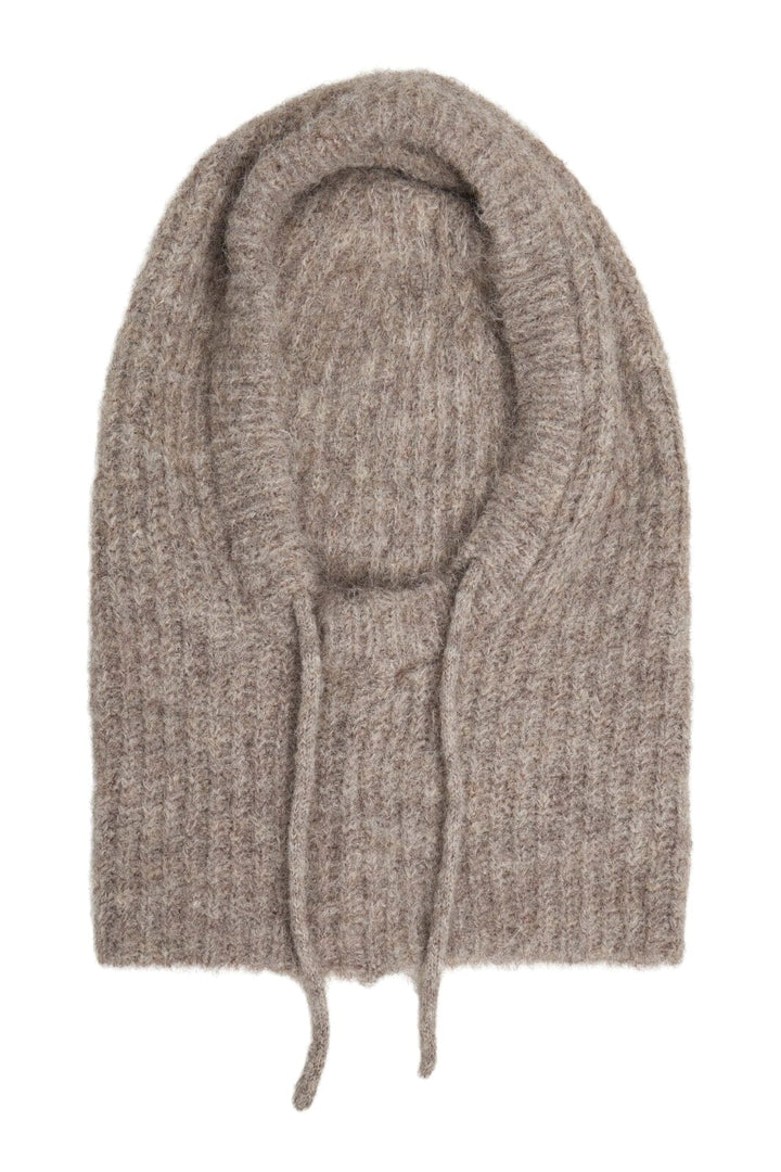Object - Objmilu Knit Balaclava - 4604016 Humus Melange