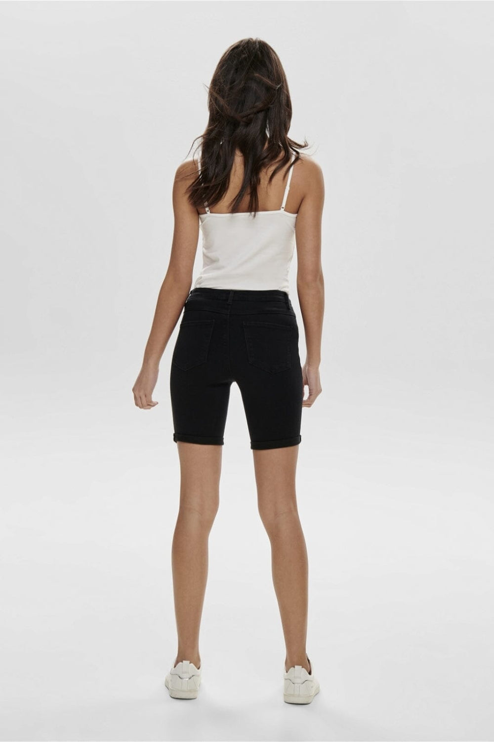 Forudbestilling - Only - Onlrain Life Mid Long Shorts - 3056857 Black