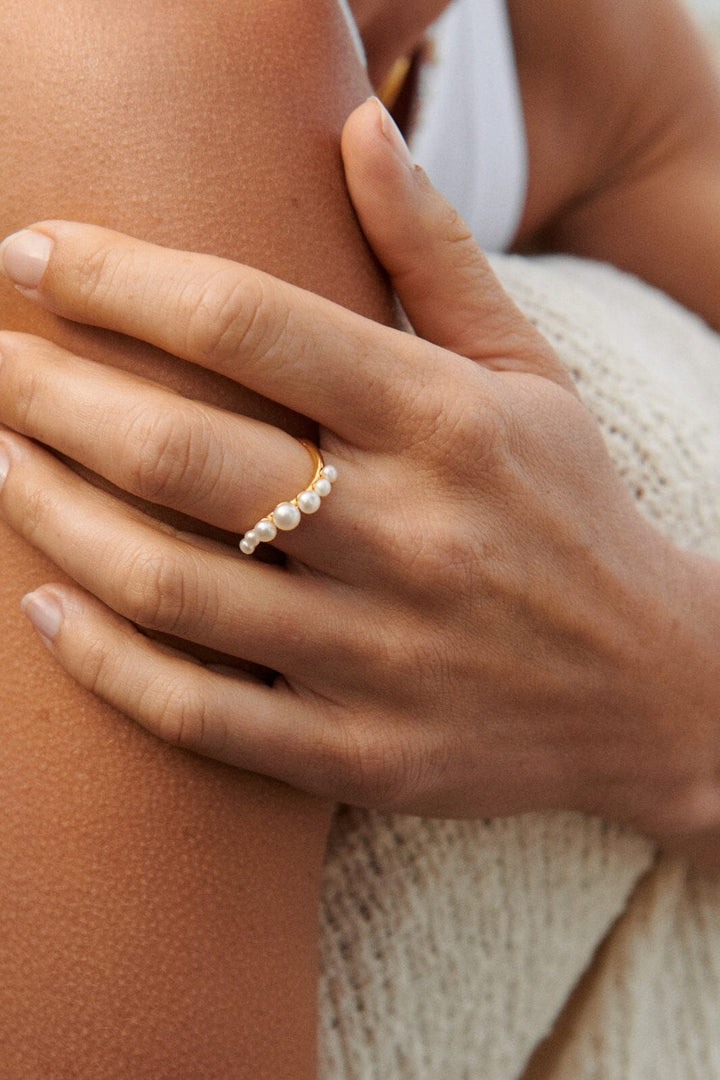 Pernille Corydon Jewellery - Sea Treasure Ring - Golden