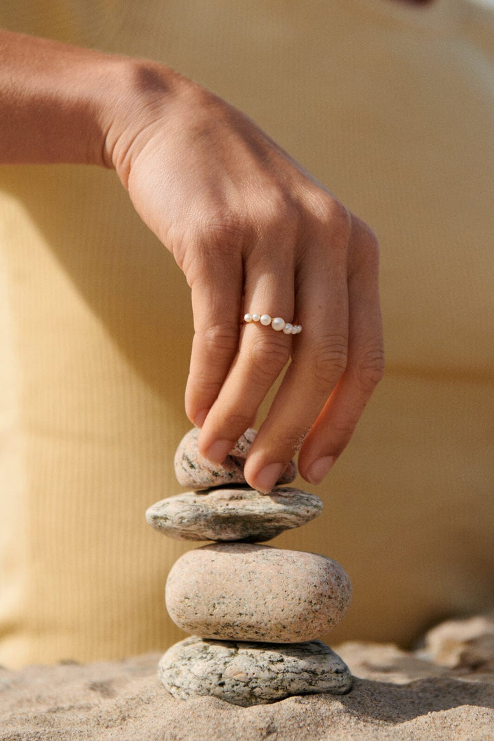 Pernille Corydon Jewellery - Sea Treasure Ring - Golden