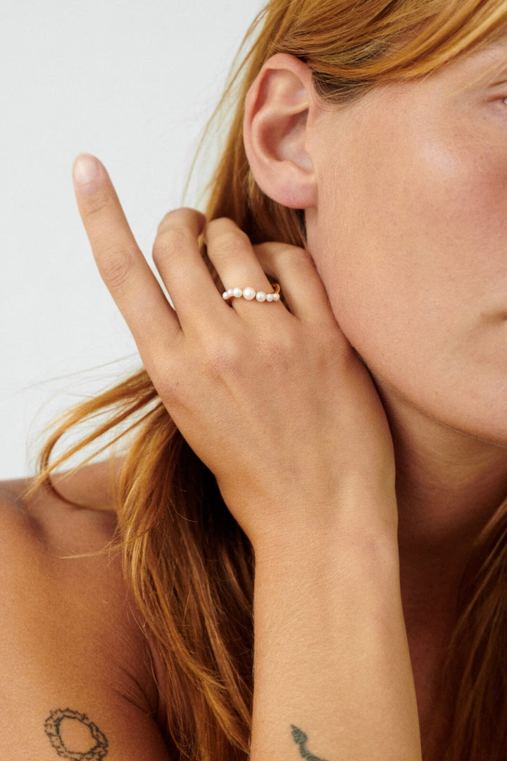 Pernille Corydon Jewellery - Sea Treasure Ring - Golden