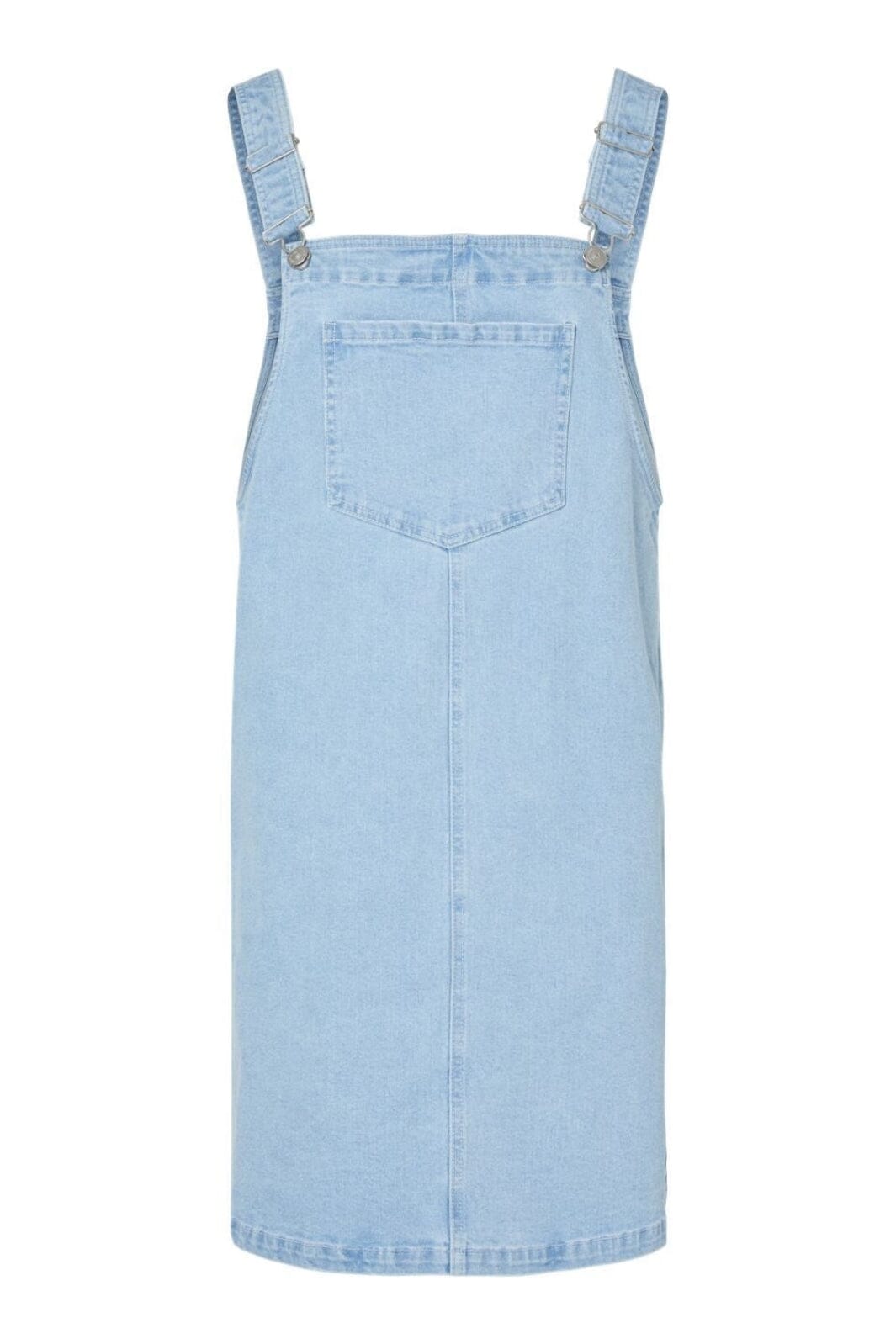 Pieces - Pcmonica Sl Denim Spencer Dress - 4865972 Light Blue Denim