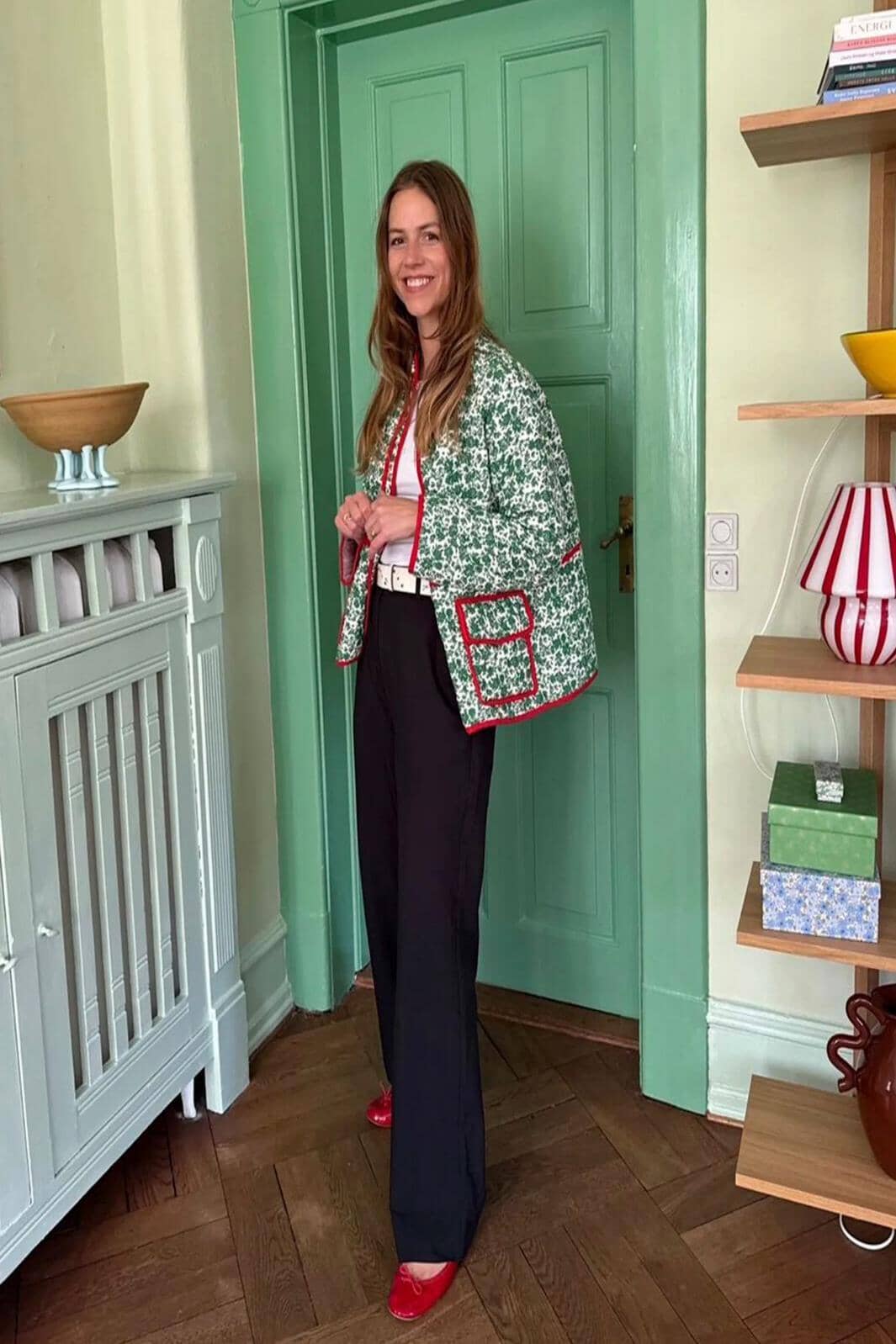 Sissel Edelbo - Adriane Jacket SE 1359 - Green Garden