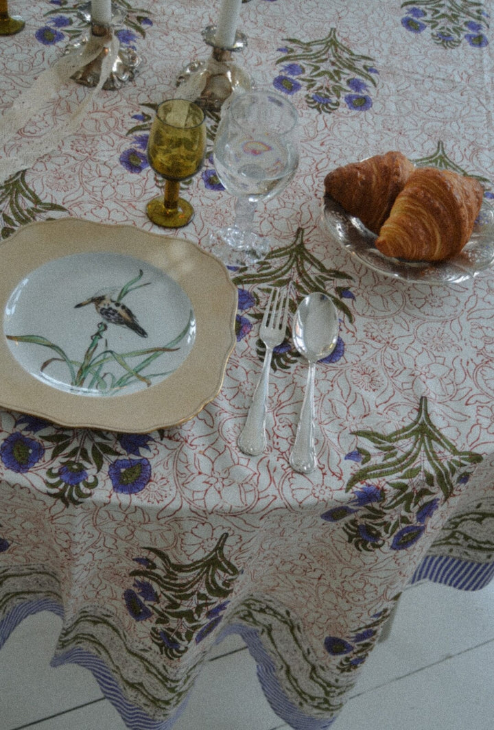 Sissel Edelbo - Noor Tablecloth SE 1338 - Purple & Green