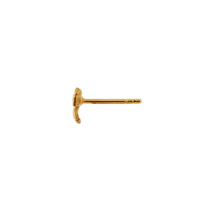 Stine A - Petit Bow Earring With Stone - Single - 1344-02-S