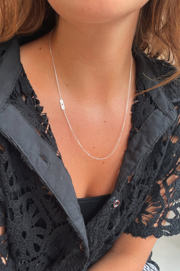 Stine A - Wow Mom Necklace Silver - 2054-00-Os