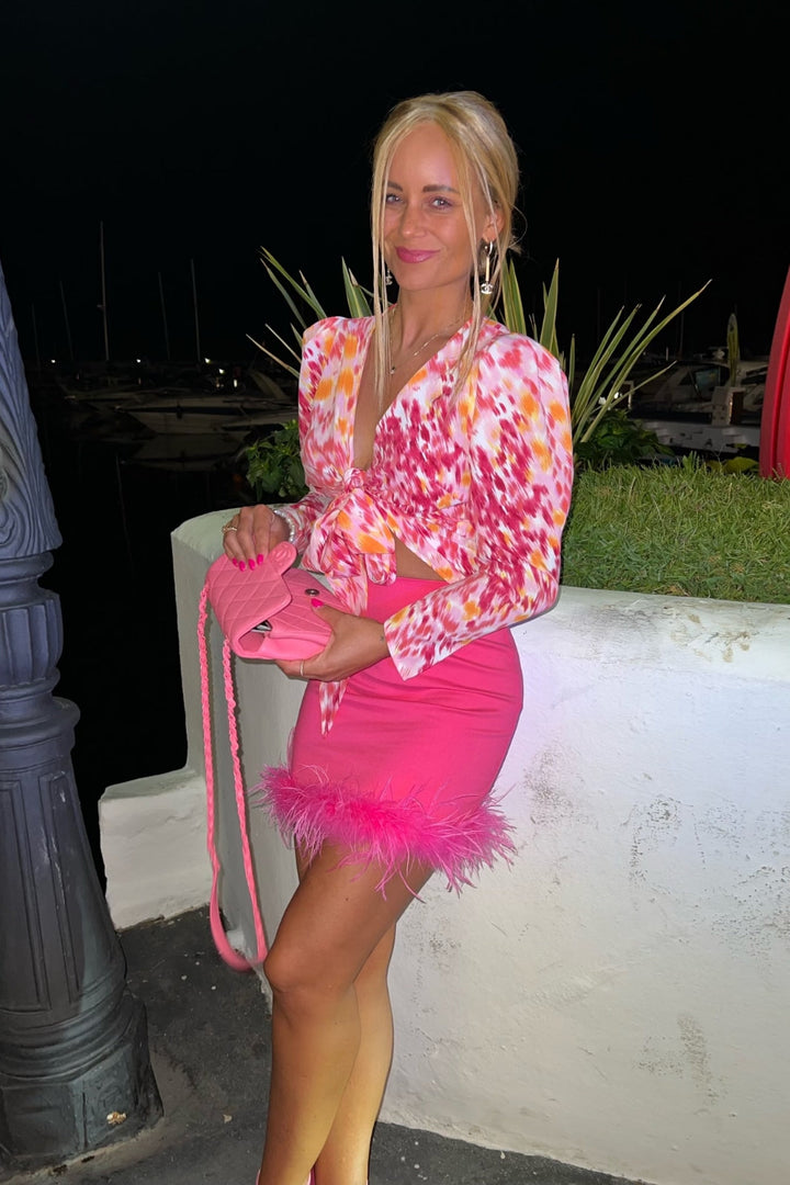 Forudbestilling - Valentin Studio - Josie Distress Blouse - Pink (Start Juni) Bluser 