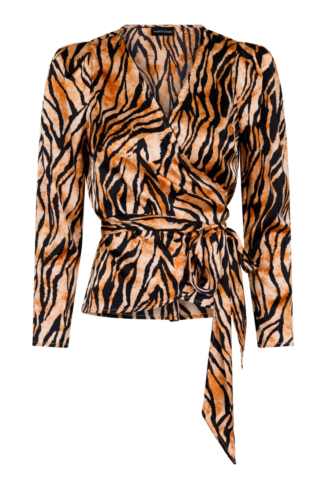 Valentin Studio - Josie Zebra Blouse - Orange