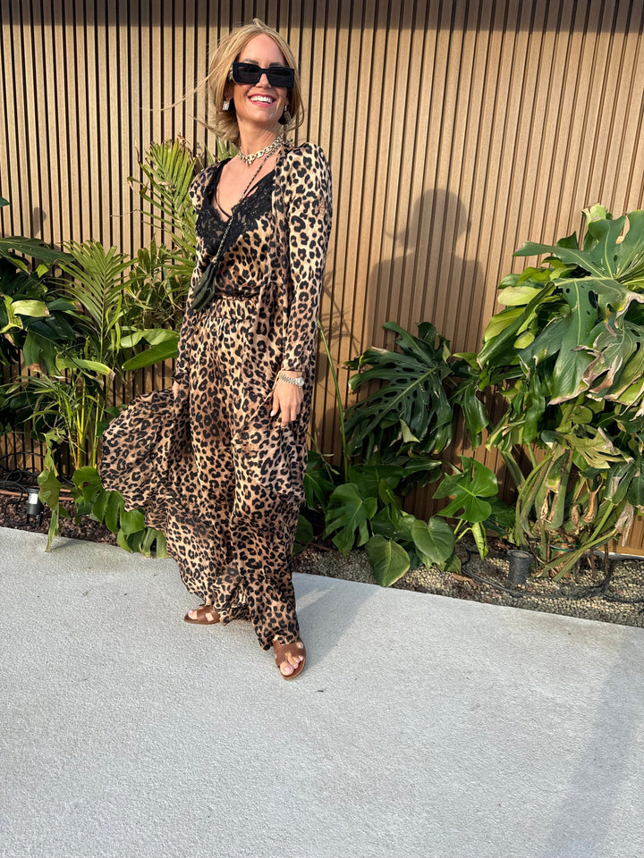 Valentin Studio - String Leopard Top - Leopard