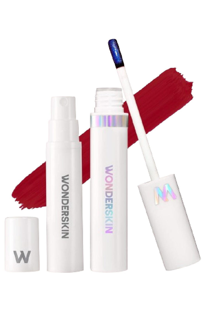 Wonderskin - Wonder Blading Lip Stain Kit - Divine Burgundy Red