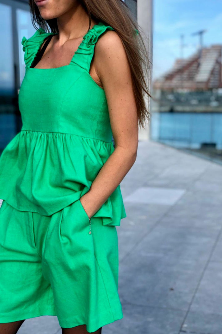 YAS - YasIsma Hw Shorts - Irish Green