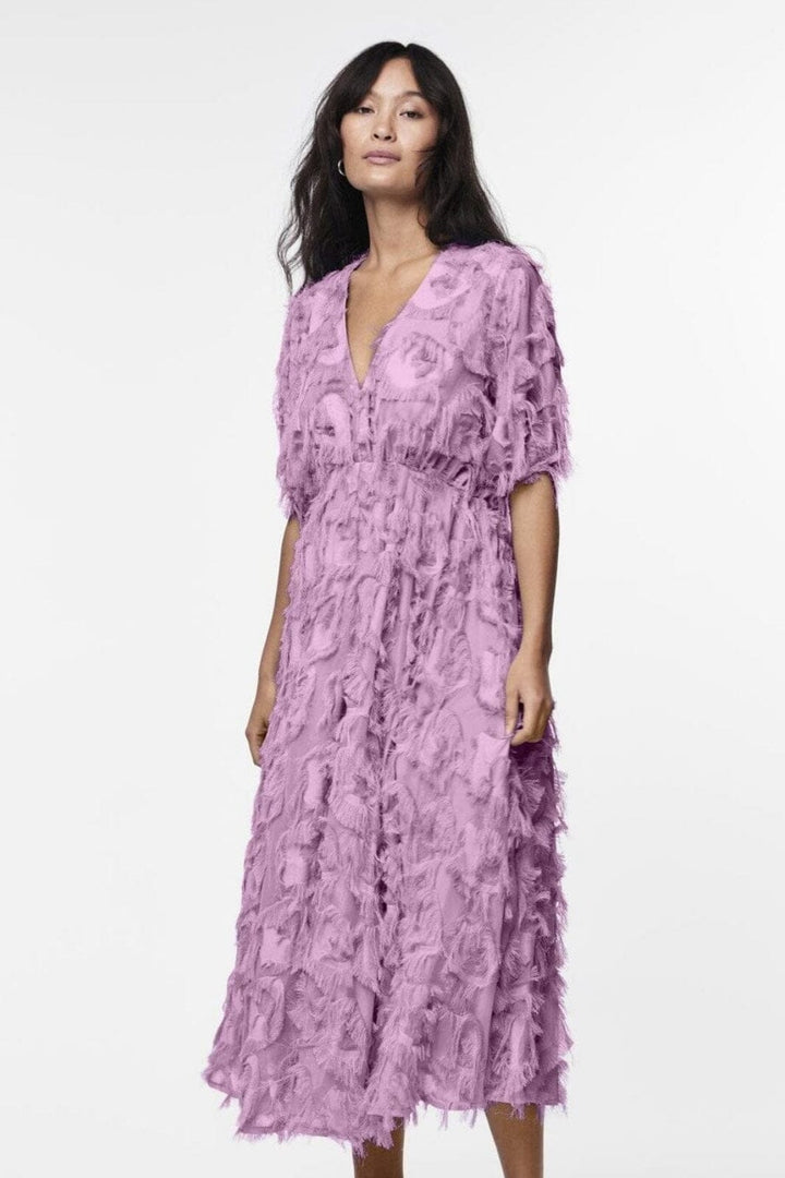 Y.A.S - Yaspazylla 2/4 Midi Dress - 4553138 Pastel Lavender