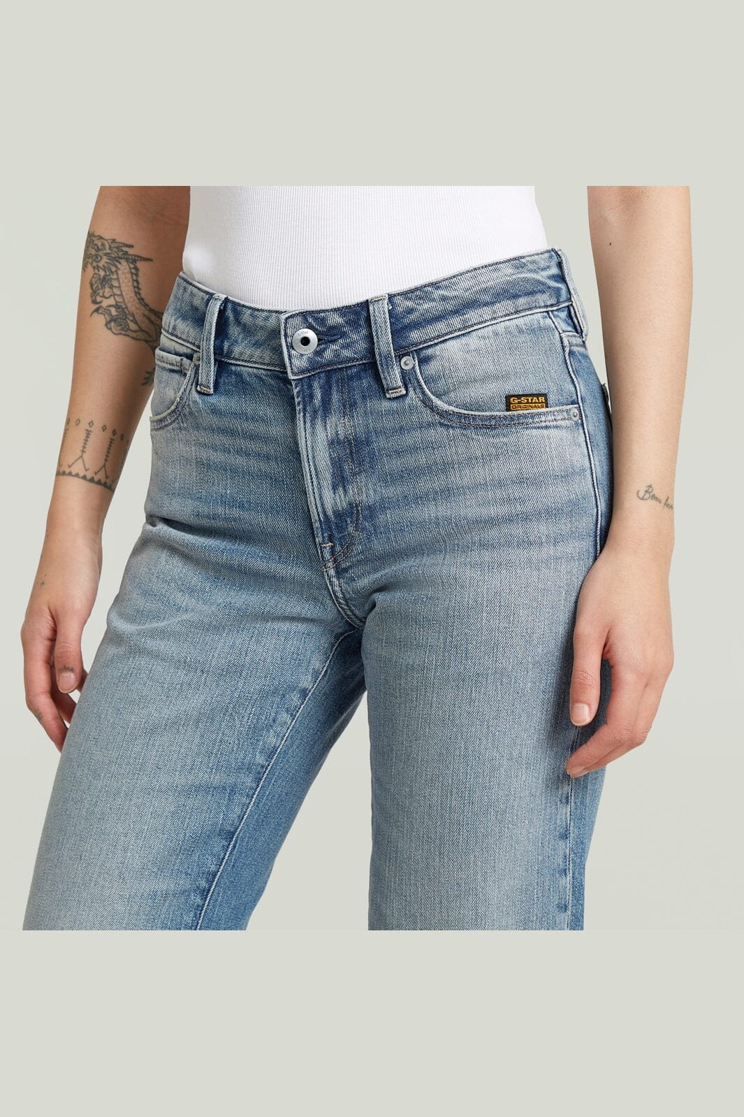 G-Star - G-Straight Wmn D26163-E205-H914 - Faded Blue Halite