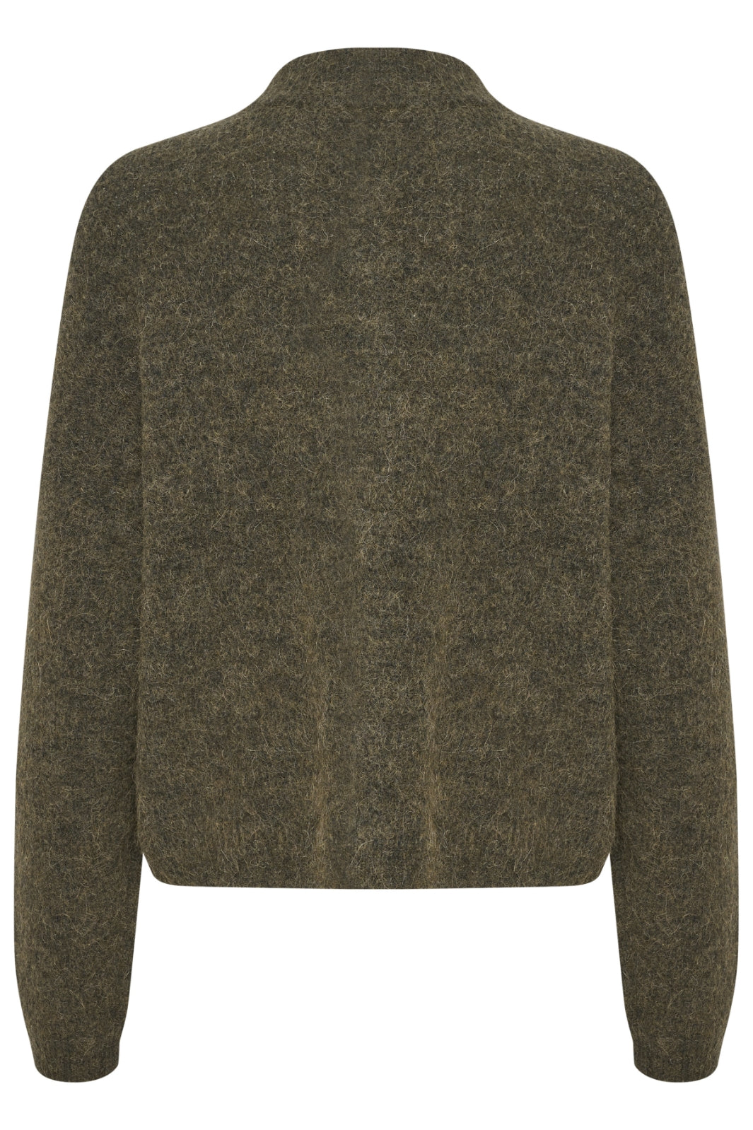 Gestuz - AlphaGZ Short Cardigan NOOS - Dark Olive Melange