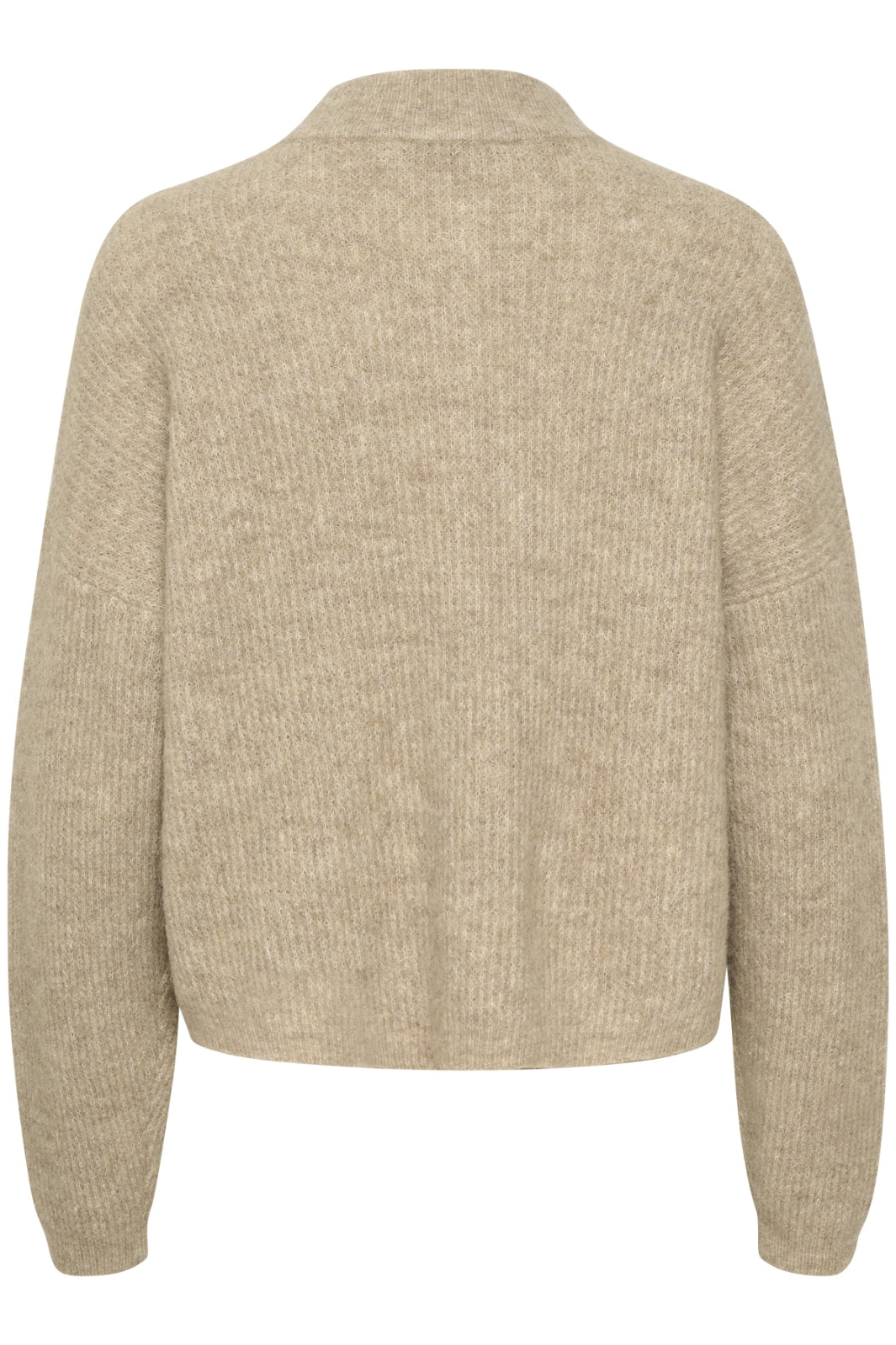 Gestuz - AlphaGZ Short Cardigan NOOS - Warm Sand Melange