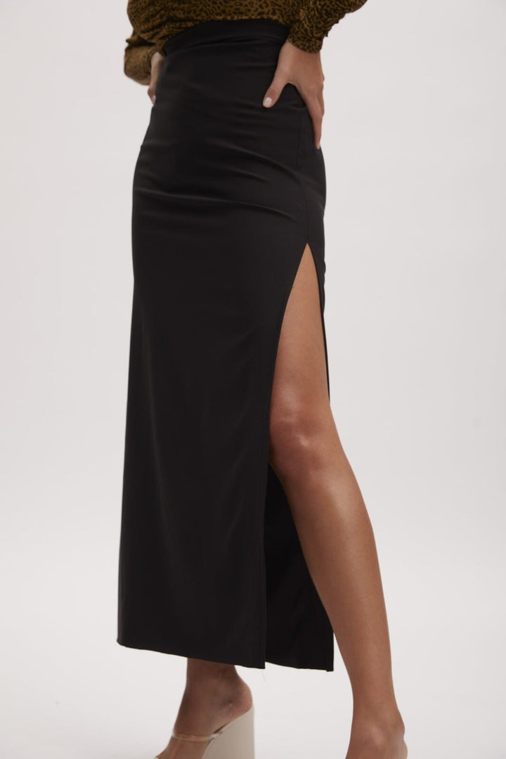 Gestuz - CoveGZ MW maxi skirt - Black