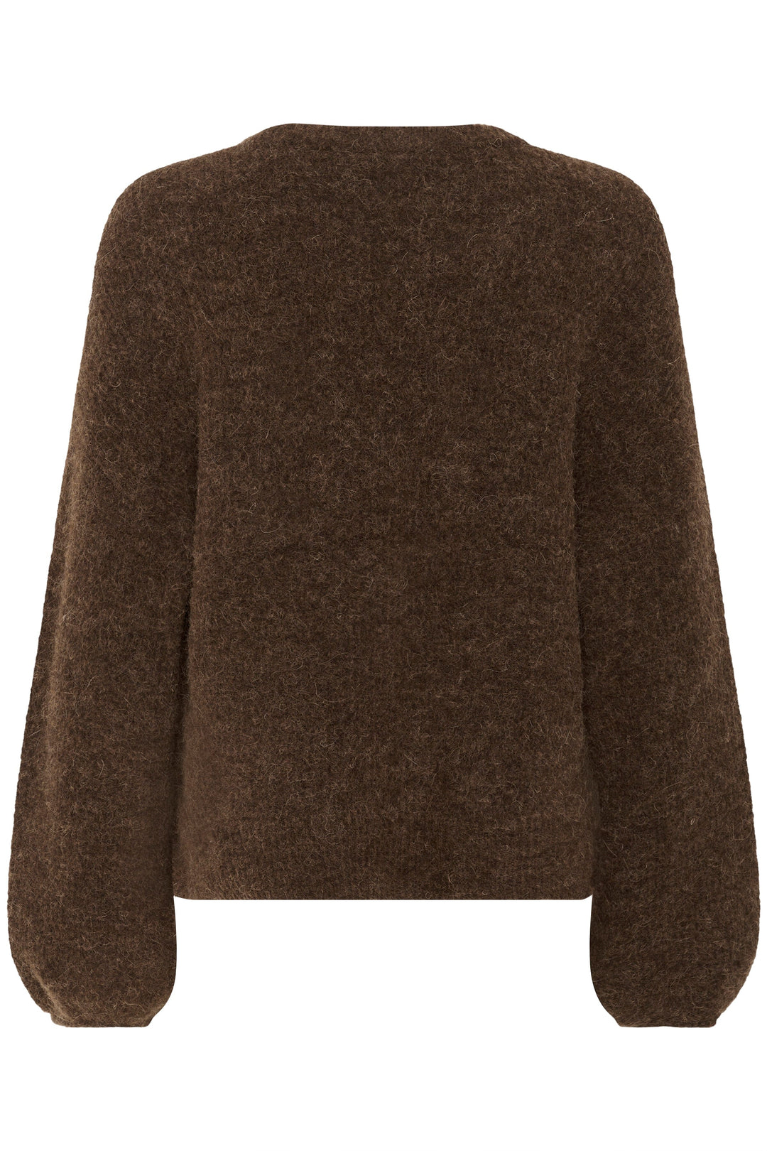 Gestuz - Gzalpha Slit Pullover 10910590 - 108310 - Buff Mélange Strikbluser 