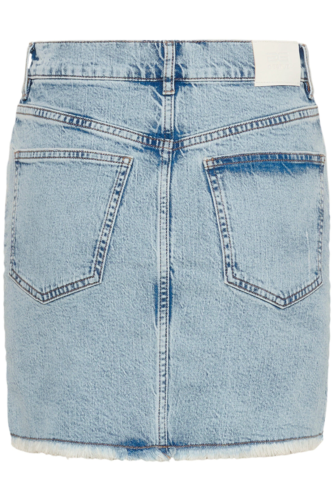 Gestuz - Gzdea Mini Skirt 10910384 - 107868 - Light Blue Denim Nederdele 
