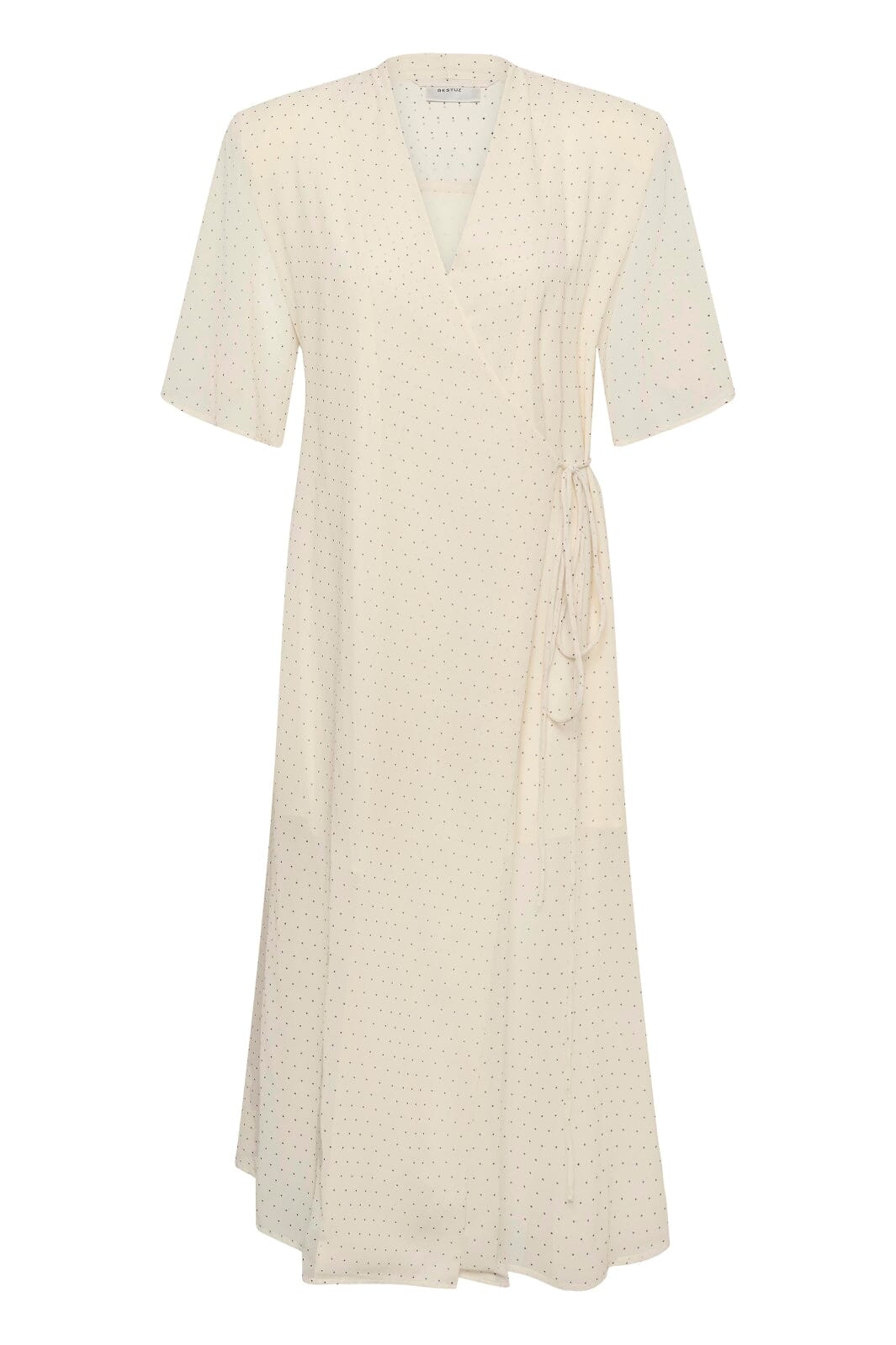 Gestuz - Gzdorah P Wrap Dress 10911150 - 109386 - Birch Dot Kjoler 