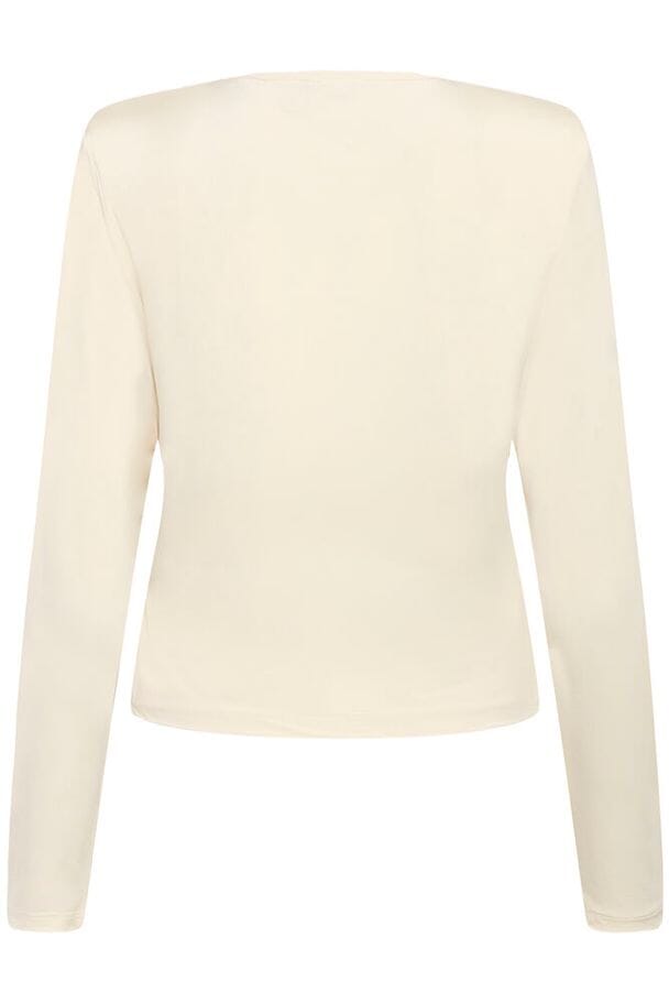 Gestuz - Gzlaily Ls Top 10910980 - 110103 - Egret Bluser 