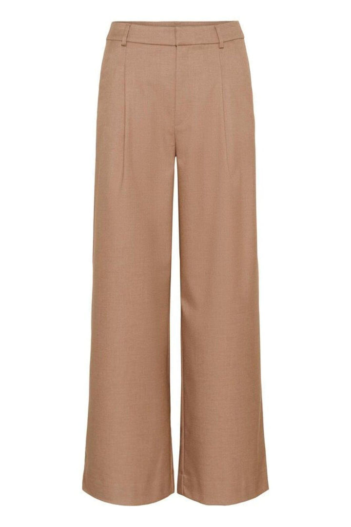 Gestuz - Gzpaula Pants 10910627 - 109220 - Burnt Marple Sugar Melange Bukser 