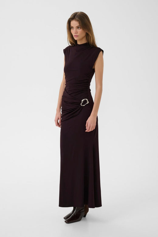 Gestuz - Gzseren Long Dress 10911642 - 109839 - Deep Plum Kjoler 