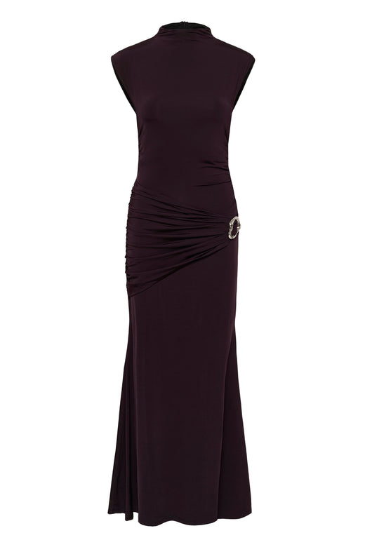 Gestuz - Gzseren Long Dress 10911642 - 109839 - Deep Plum Kjoler 