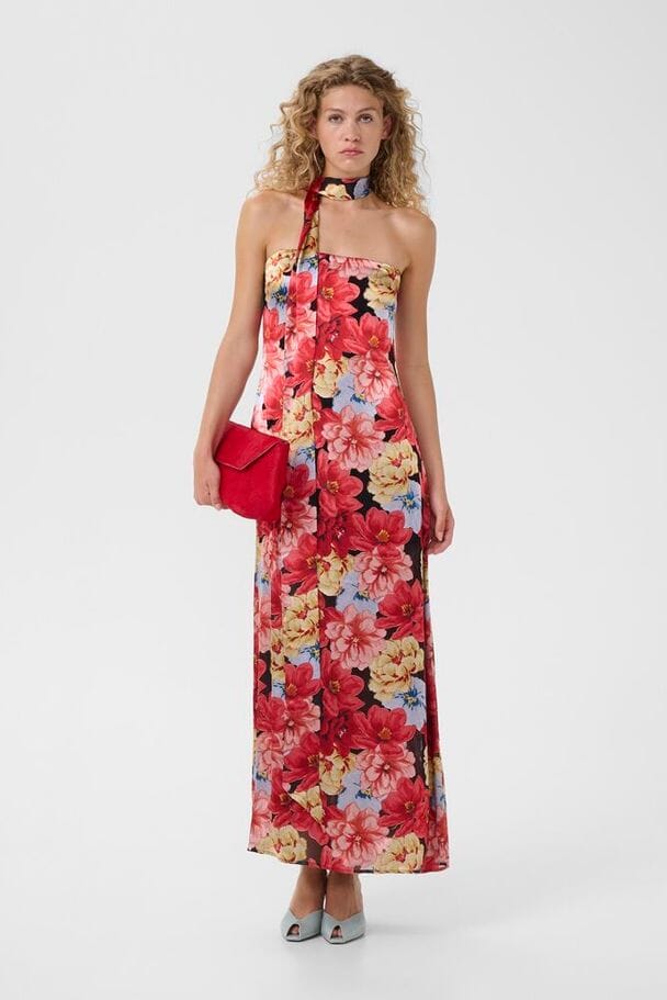 Gestuz - Gzsigrida P Silk Dress 10911030 - 109158 - Dessert Flower Multi Kjoler 
