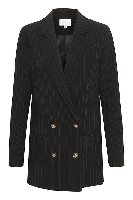 Gestuz - JoelleGZ pinstripe blazer NOOS - black pinstripe Blazere 