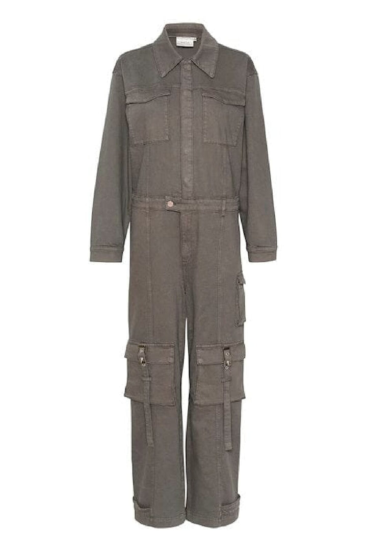 Gestuz - MirzaGZ jumpsuit - Gunmetal Grey
