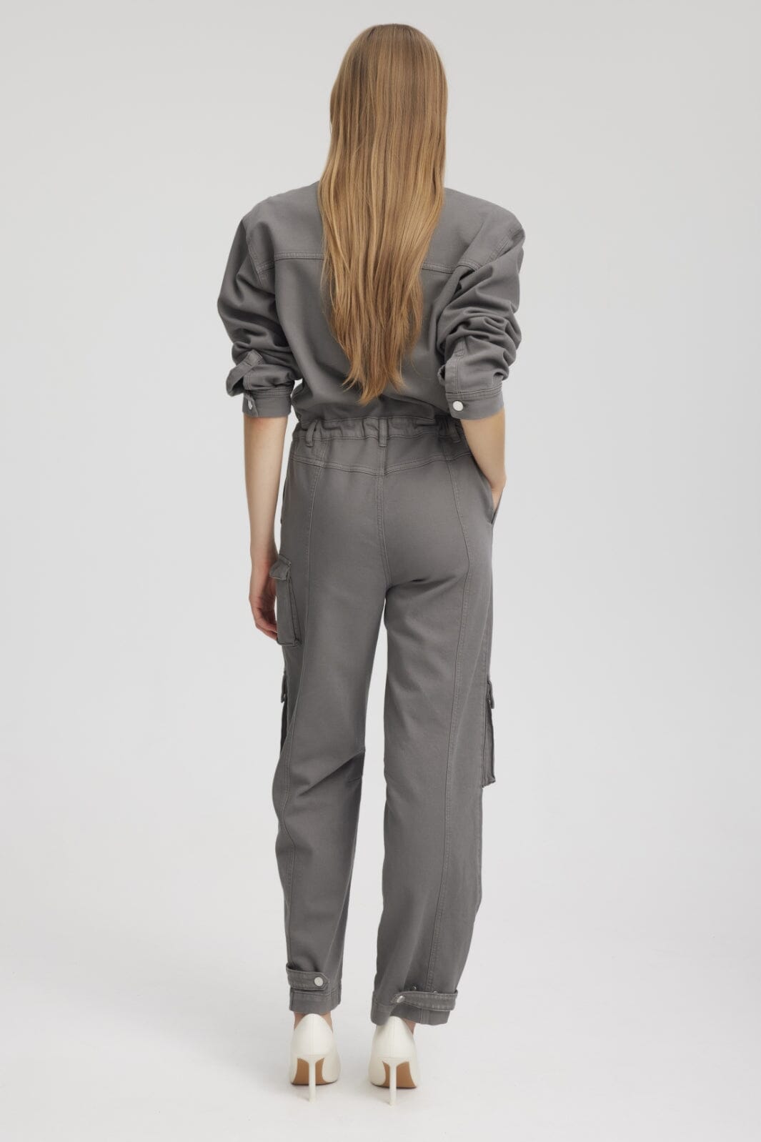 Gestuz - MirzaGZ jumpsuit - Gunmetal Grey