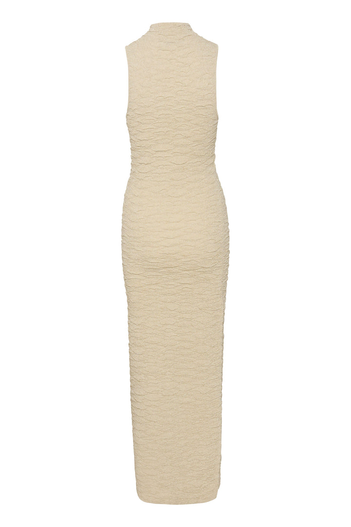 Gestuz - PiccaGZ SL dress - Offwhite/gold