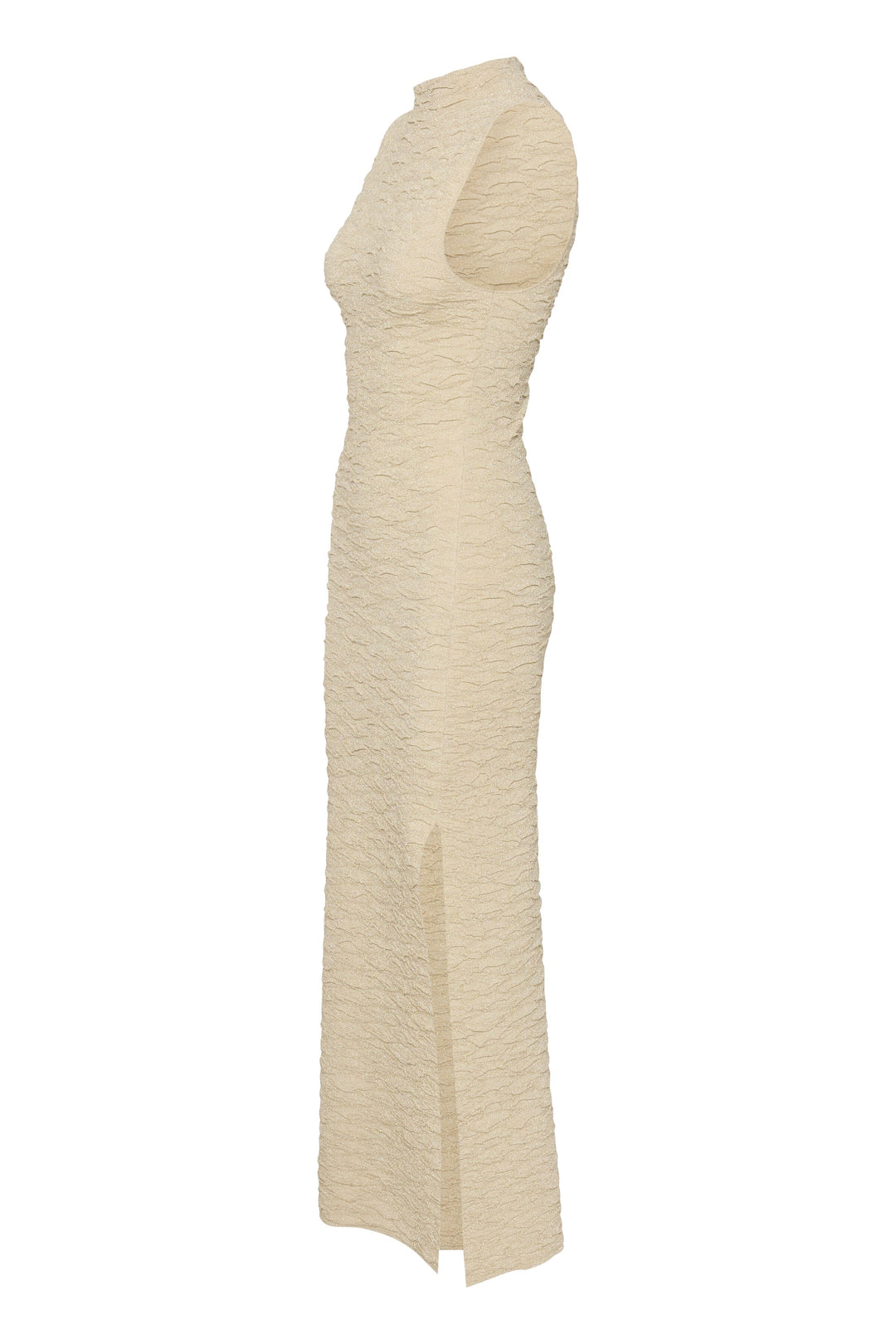Gestuz - PiccaGZ SL dress - Offwhite/gold