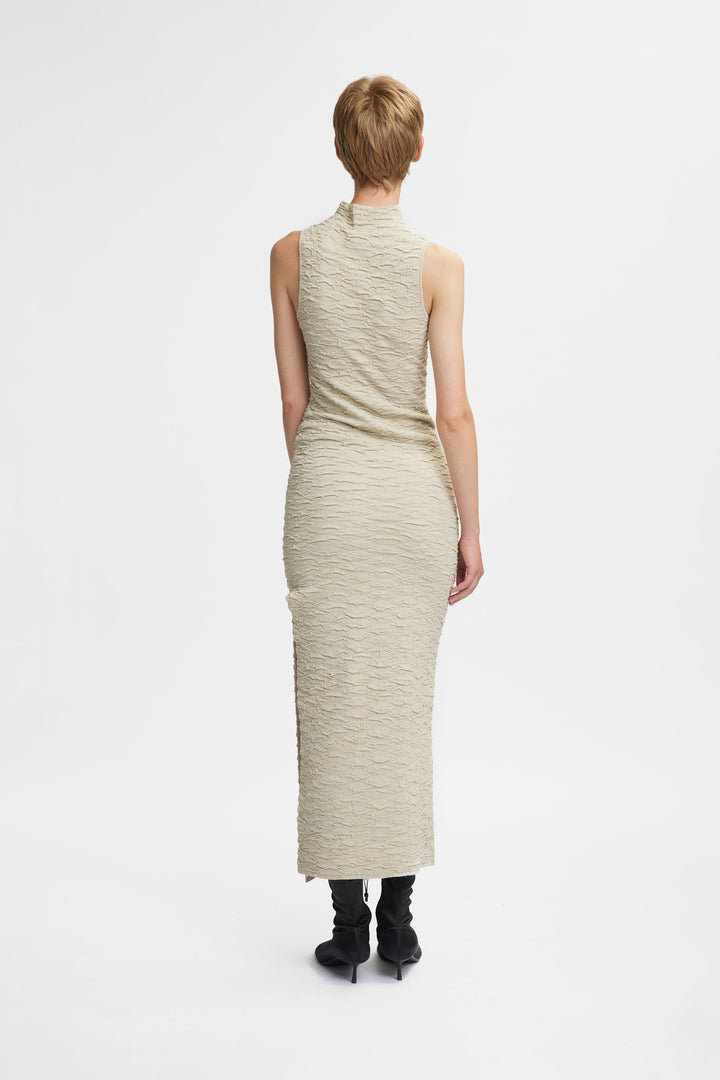 Gestuz - PiccaGZ SL dress - Offwhite/gold