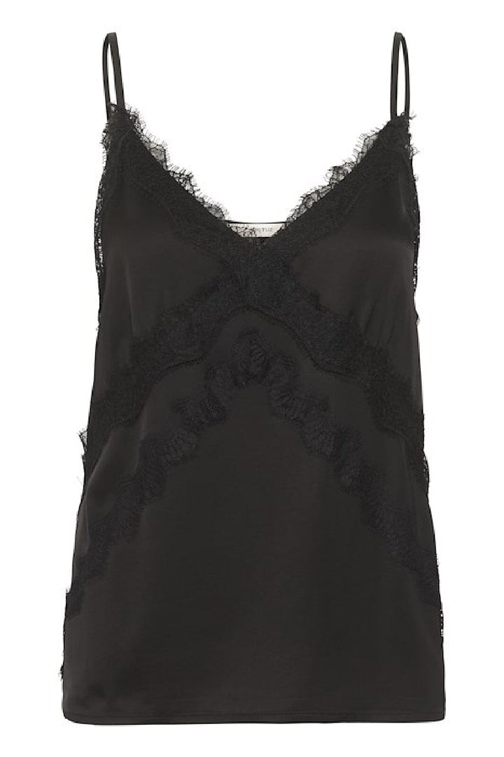Gestuz - Sachigz Slip Top - 100017 Black